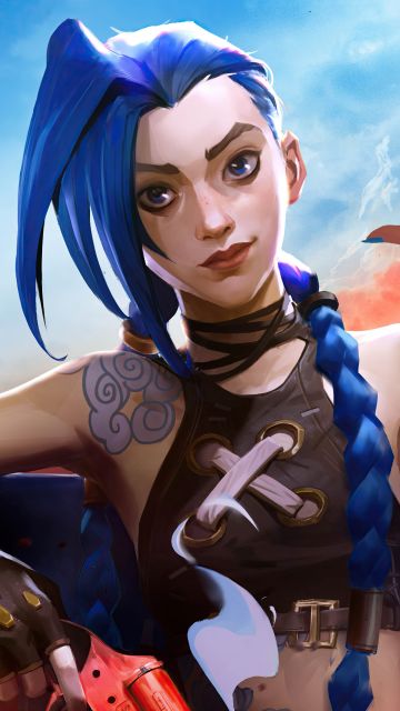 Jinx (Arcane), PUBG MOBILE, 5K, 8K, Jinx, Arcane: League of Legends