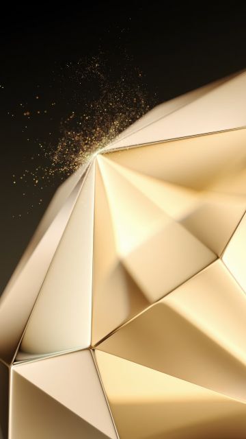 Golden, Diamond, Tecno Phantom V Fold 2 Stock, Dark background