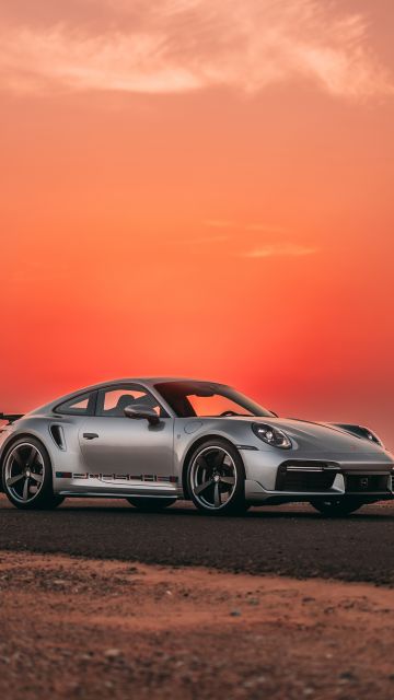 Porsche 911 Turbo Remastered by Sonderwunsc, Classic cars, Sunset