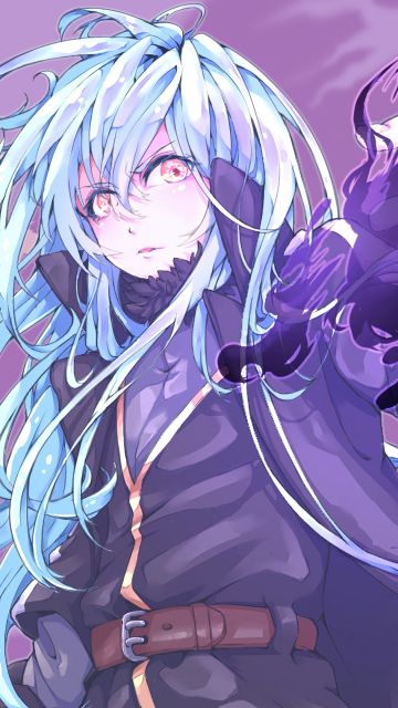 Rimuru Tempest, Tensei Shitara Slime Datta Ken, Anime girl, Purple aesthetic