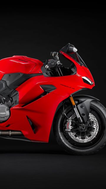 Ducati Panigale V2, 8K, 2025, 5K, Sports bikes, Dark background