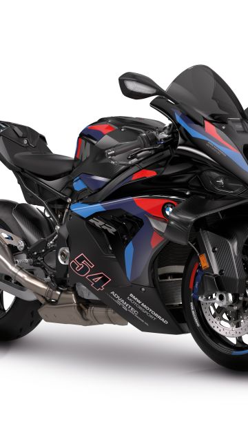 BMW M 1000 RR M Competition, 2024, 5K, Sports bikes, White background