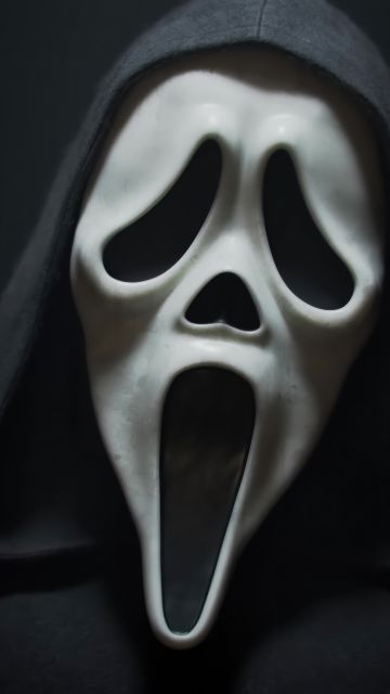 Ghostface, Mortal Kombat 1: Khaos Reigns, Dark background, 5K