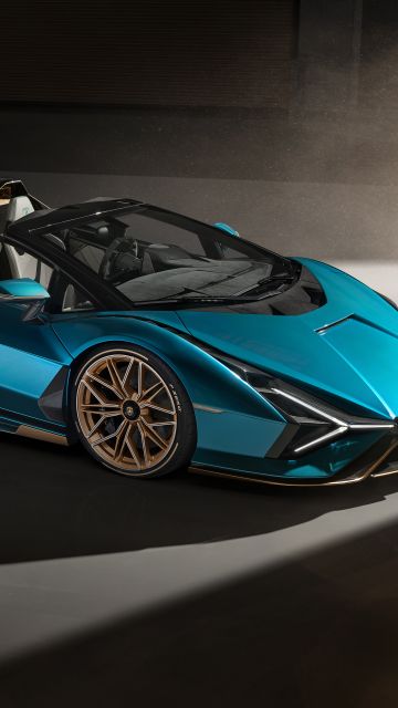 Lamborghini Sián Roadster, 2020, 5K