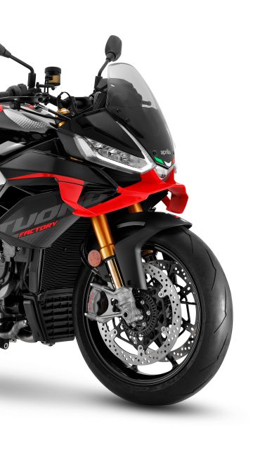 2025, Aprilia Tuono V4 Factory, 5K, 8K, White background