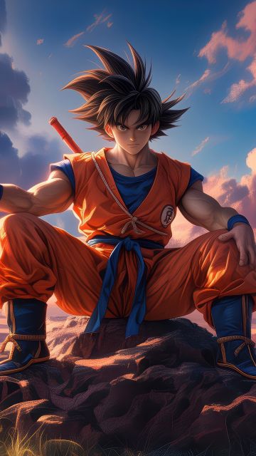 Goku, Power Pole, Dragon Ball, 5K