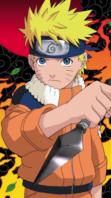 Young Naruto Uzumaki, Dark background, Naruto Shippuden