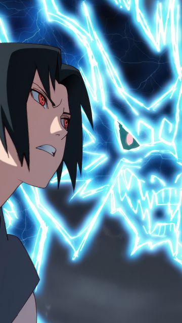 Sasuke Uchiha, Kirin, Lightning Strike, 5K, Naruto