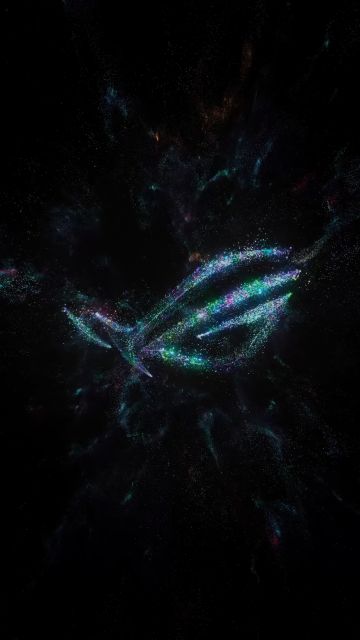 ROG Phone 9, Dark aesthetic, ASUS ROG, Logo, Dark background, Cosmic, 5K