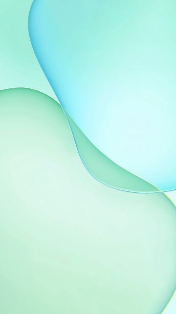 Soft, Gradient Abstract, 5K, Xiaomi Pad 7, Stock, Cyan background