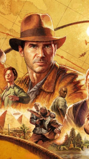 Indiana Jones and the Great Circle, Key Art, 2024 Games, Game Art