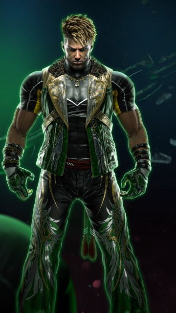 Eddy Gordo, Tekken 8, Game poster, Green aesthetic