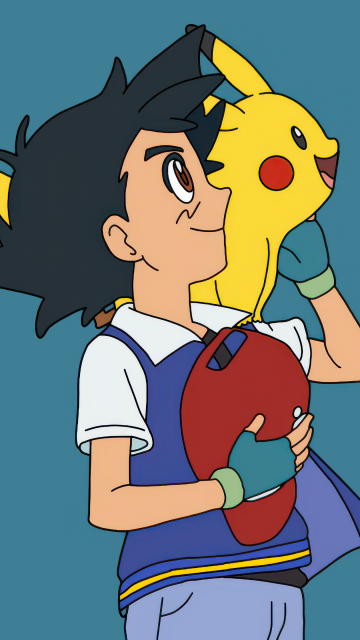 Ash Pikachu, Pokemon, 5K, Cartoon, Ash Ketchum, Pikachu