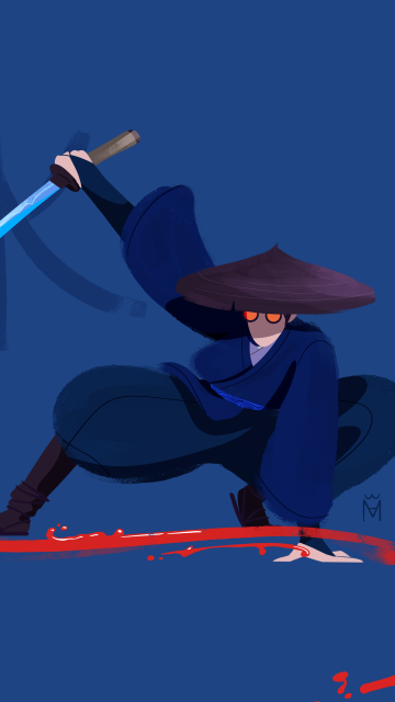 Blue Eye Samurai, Mizu, Minimal art