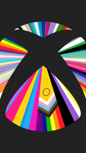 Pride, Xbox logo, Dark background, 5K