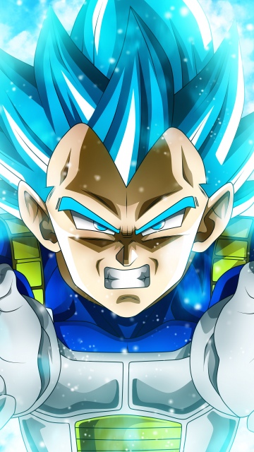 Super Saiyan Blue, Vegeta, Dragon Ball Super, 5K, 8K