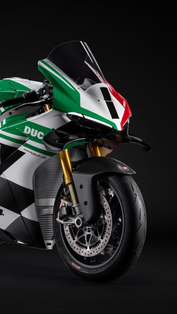 Ducati Panigale V4 Tricolore, 8K, 2025, Dark background, 5K