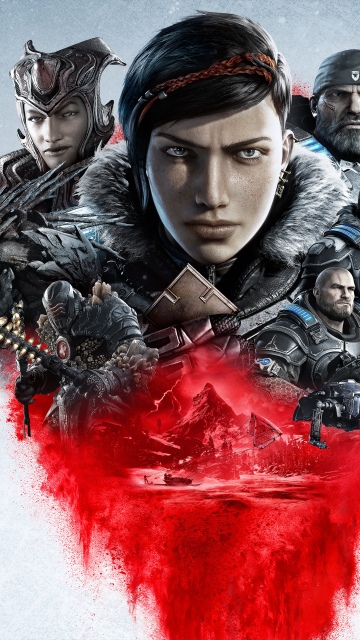 Gears 5, Video Game, Kait Diaz, Marcus Fenix, Xbox Games, PC Games, 5K, 8K