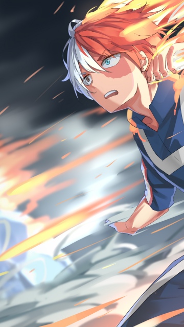 Shoto Todoroki, Artwork, My Hero Academia