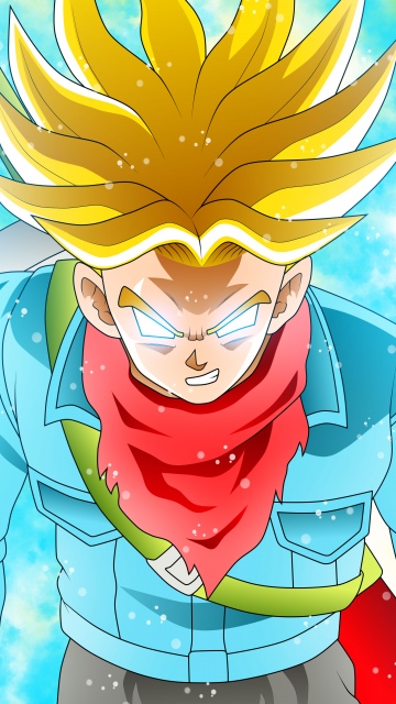 Super Saiyan Rage, Trunks, Dragon Ball Super, 5K