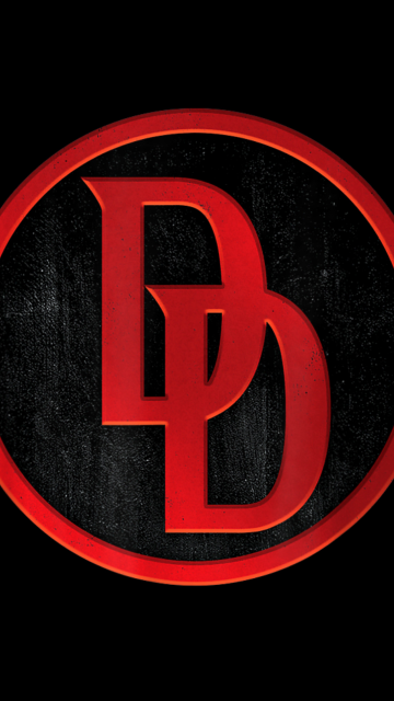 Daredevil: Born Again, Logo, Black background, AMOLED, 5K, 8K