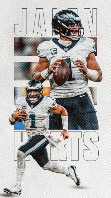 Philadelphia Eagles, Jalen Hurts 8K Wallpaper