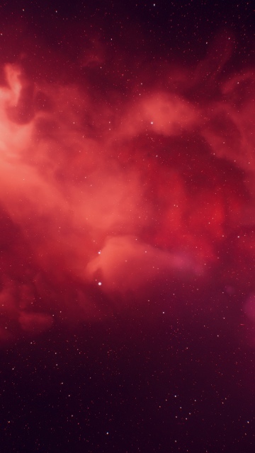 Starry sky, Red aesthetic, Clouds, Deep space, 5K, Galaxy, Celestial, Cosmos, Astronomy, Outer space, Glowing Stars, Cosmic dust