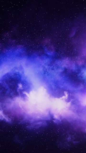 Starry sky, Purple aesthetic, Cosmic, Clouds, Deep space, 5K, Galaxy, Celestial, Cosmos, Astronomy, Outer space, Glowing Stars