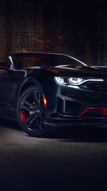 Chevrolet Camaro, Convertible, 5K, 8K, Dark aesthetic