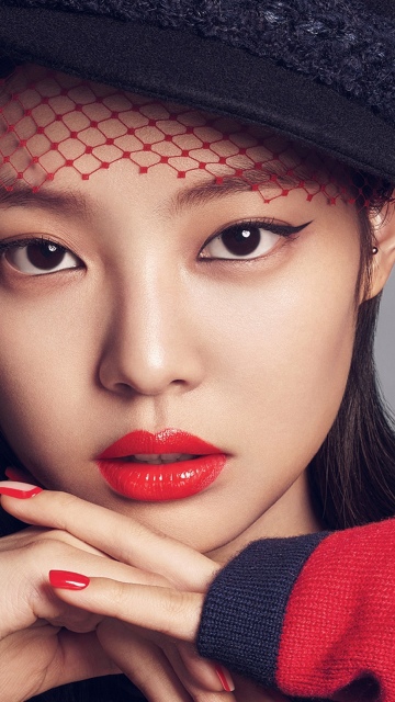 Jennie, Red lips, 5K