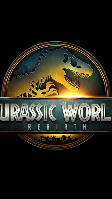 Jurassic World Rebirth, Black background, 2025 Movies, 5K, 8K