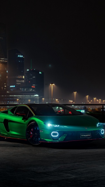 Lamborghini Temerario, Riyadh, Saudi Arabia, Night, 5K