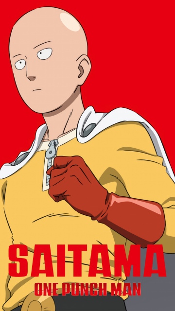 Saitama, Season 3, One Punch Man, 5K, 8K, Red background, Teaser