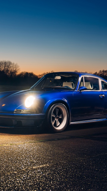 Singer Vehicle Design, Porsche 911, Classic cars, Sunset