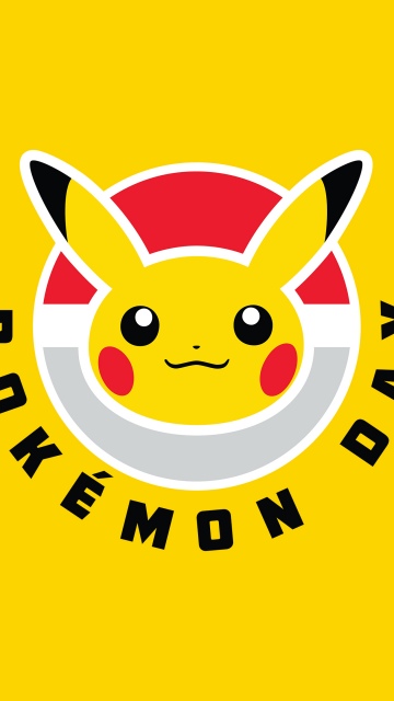 Pokémon Day, Minimalist, Yellow background