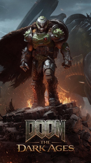 DOOM: The Dark Ages, Cover Art, Doom Slayer, 2025 Games
