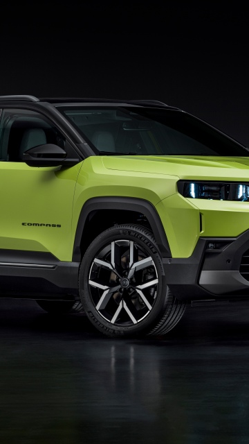 Jeep Compass e, First Edition, 5K, 8K, Dark background, Electric SUV