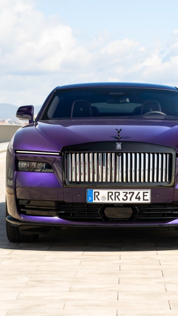 Rolls-Royce Black Badge Spectre, Vapour Violet, 5K, 8K