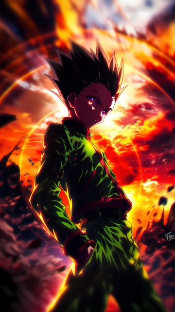 Gon Freecss, Intense, Hunter x Hunter, 5K