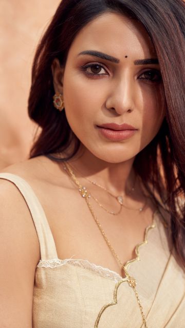 Samantha, Portrait, Indian actress, Telugu Actress, Beautiful actress