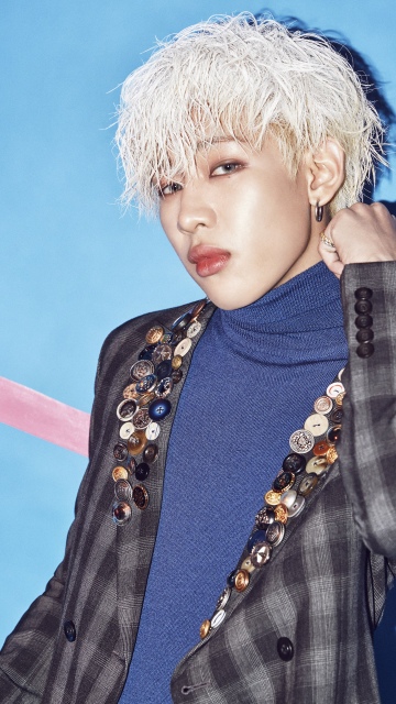 BamBam, Blue background 8K