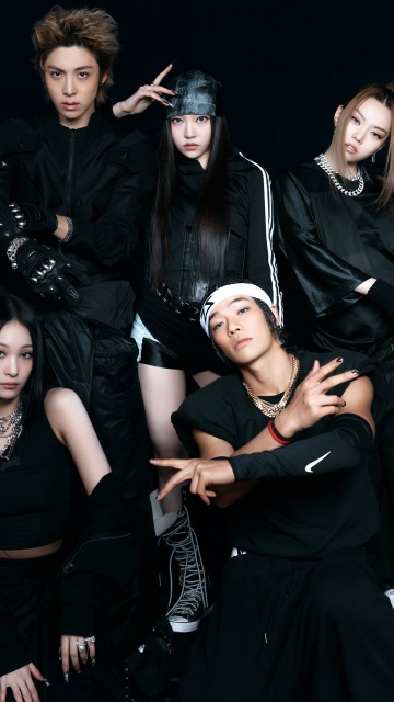 ALLDAY PROJECT, K-pop group, 5K, Dark background