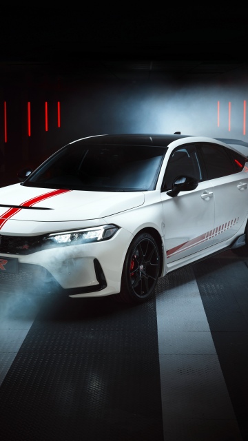 Honda Civic Type R Ultimate Edition, 2025, 5K, 8K, Honda Civic Type R, Dark background