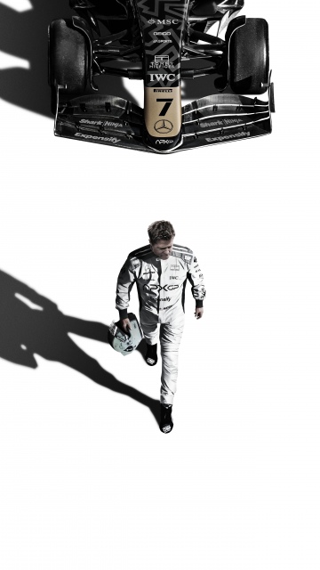 Brad Pitt, Mercedes AMG Petronas, F1: The Movie, 2025 Movies, Movie poster, Brad Pitt, White background, 5K