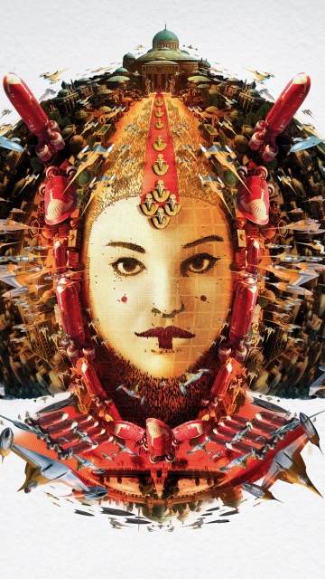 Queen Amidala, Star Wars, Digital Art, 5K, White background