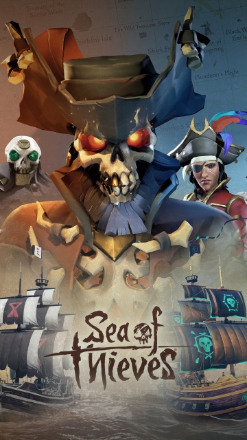 Sea of Thieves, Key Art, PC Games, Xbox One, Xbox Series X and Series S, 5K