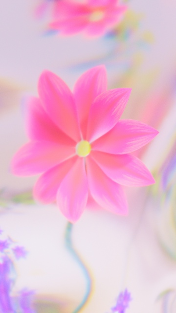 Dreamy, Abstract flower, Luminous, Floral Background, Ethereal, Pink flower, Pastel pink, Iridescence