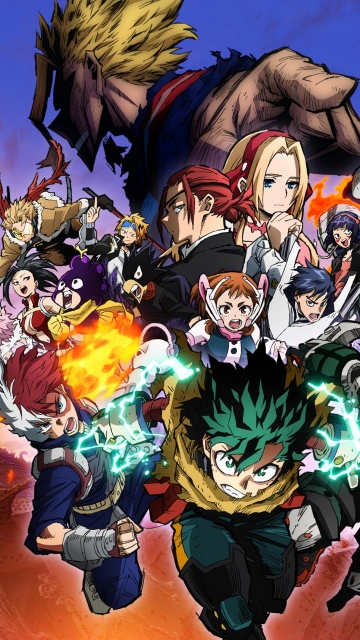 My Hero Academia: You're Next, Anime poster, Izuku Midoriya
