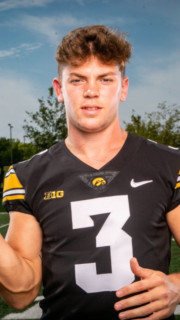 Cooper DeJean, American football, 5K, Iowa Hawkeyes