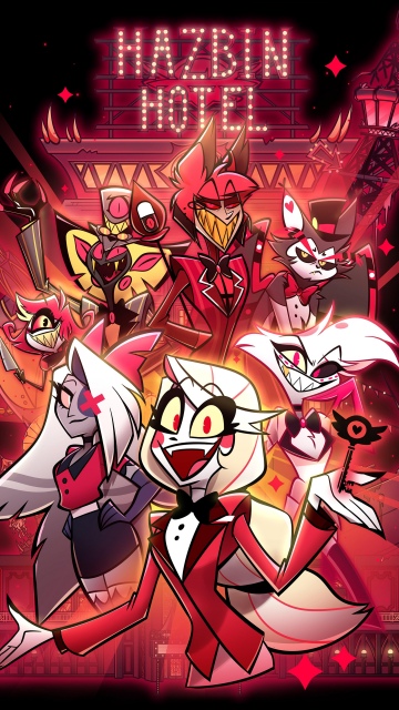 Hazbin Hotel, 8K, Season 2, Black background, 5K